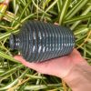 blue stripe bud vase