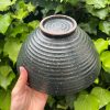 turquoise speckle big bowl