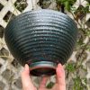 turquoise speckle big bowl