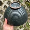 turquoise speckle big bowl