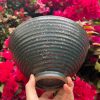turquoise speckle big bowl