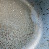 blue speckle serving bowl