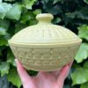 green square jar
