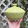 green square jar
